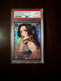 Boa Hancock (SP) One Piece English - Kingdoms of Intrigue (OP04-078) - PSA10 - Image 1
