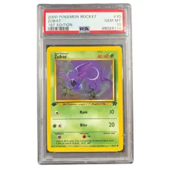2000 Pokemon Team Rocket Zubat 1st Edition PSA 10 Gem Mint #70 🦇 - Image 1