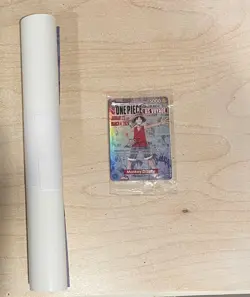 One Piece Monkey D. Luffy US Voyage College Basketball Card Rutgers 1/23 IN HAND - Image 1