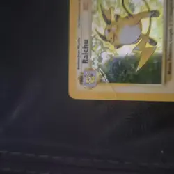 Pokemon TCG Raichu Base Set Holo Rare Card 14/102 Vintage 1999 - Image 5