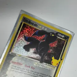 Pokemon TCG Umbreon Star Celebrations: Classic Collection 17/17 Holo Ultra Rare - Image 2