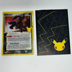 Pokemon TCG Umbreon Star Celebrations: Classic Collection 17/17 Holo Ultra Rare - Image 4