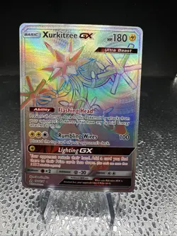 Xurkitree GX - 160/156 - Rainbow Rare - Sun & Moon Ultra Prism - Pokemon Card NM - Image 1