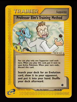 Professor Elm's Training Method 148/165 Uncommon Expedition Pokemon Card - Image 1