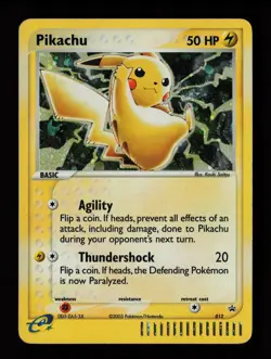 Pikachu Holo 012 Promo Nintendo Promos Pokemon Card - Image 1