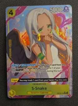 S-Snake (Alt Art) OP13-114 R Carrying on His Will ONE PIECE Card Game ENGLISH NM - Image 1