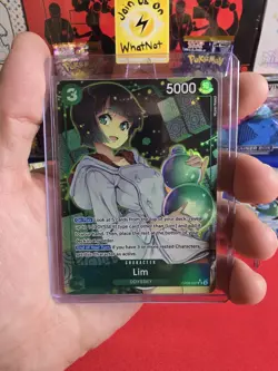 Lim (Alt Art) OP09-037 SR Emperors in the New World ONE PIECE Card Game ENGLISH - Image 1