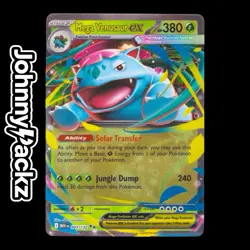 Pokemon TCG - Mega Venusaur ex 003/132 Double Rare Card - Mega Evolution (NM) - Image 1