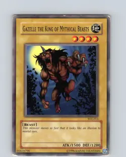 Yu-Gi-Oh Gazelle The King Of Mythical Beasts SYE-013 Unlimited Common Card MP - Image 1