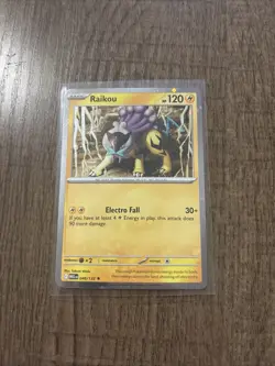 Pokemon TCG Raikou Holo Rare Mega Evolutions Card 048/132 Cosmo - Image 1