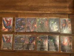 Magic the Gathering Spider-Man opened box (86) card lot including Foil Scene - Image 1