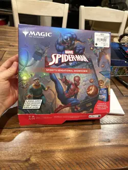 Magic the Gathering Spider-Man opened box (86) card lot including Foil Scene - Image 2