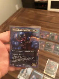 Magic the Gathering Spider-Man opened box (86) card lot including Foil Scene - Image 4