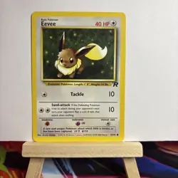 Eevee - 55/82 - Common - Team Rocket - Pokemon Card - NM - Image 1