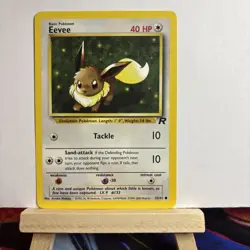Eevee - 55/82 - Common - Team Rocket - Pokemon Card - NM - Image 3