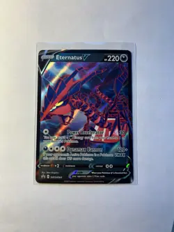 Eternatus V - SWSH064 - Pokemon Sword & Shield Promo Ultra Rare Holo Card NM - Image 1