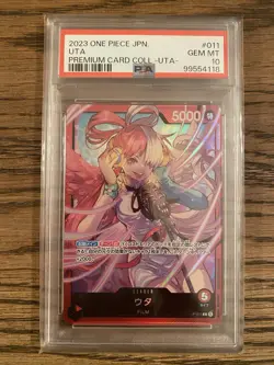 One Piece Uta Premium Card Collection Leader P-011 Psa 10 Japanese - Image 1