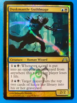 MTG 1x FOIL Duskmantle Guildmage # 158 Gatecrash Magic the Gathering Card x1 NM - Image 1