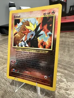 Pokemon Entei TCG Black Star Promos Holo Card 34 Wizards of the Coast Near Mint! - Image 3