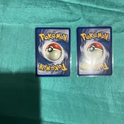 Pokemon TCG 2002 Squirtle Corsola Holo Lot 2 Cards - Image 4