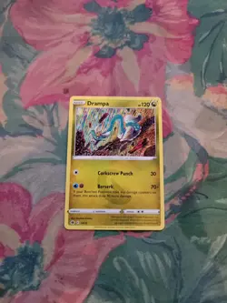NEW McDonalds Pokemon 2022 Drampa 14/15 Card NM Non Holo Match Battle SLEEVED - Image 2