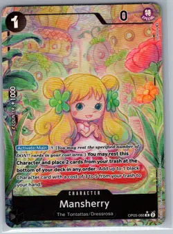 Mansherry (Alt Art) OP05-088 English Awakening of New Era - One Piece Card - NM - Image 1