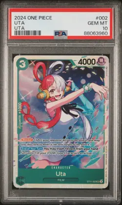 Uta ST11-002 ONE PIECE Card Game Starter Deck Side Uta English TCG PSA 10 - Image 1