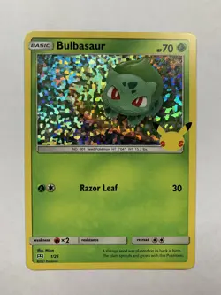 Bulbasaur 1/25 Holo Pokemon 25th Anniversary McDonalds Promo Card 2021 - Image 1