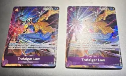 One Piece Card Game (X2) Trafalgar Law Illustration Box Vol. 6 P-093 P NM - Image 1