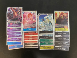 Lot of (26) Assorted One Piece TCG OP-11 SR & DON Cards - Image 1