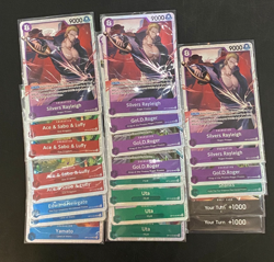 Lot of (23) Assorted One Piece Card Game TCG OP-13 SR & DON Cards - Image 1