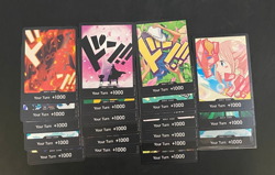Lot of (21) Assorted One Piece Card Game TCG PRB-02 DON!! CARDS - Image 1