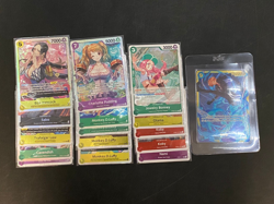 Lor of (16) Assorted One Piece Card Game TCG PRB-02 SEC & SR - Image 1