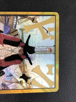 DON!! Card (Dracule Mihawk) (Gold) The Azure Sea's Seven Foil NM/M - Image 2