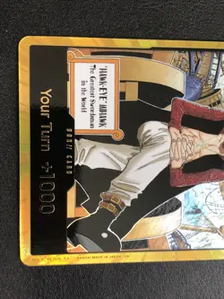 DON!! Card (Dracule Mihawk) (Gold) The Azure Sea's Seven Foil NM/M - Image 3