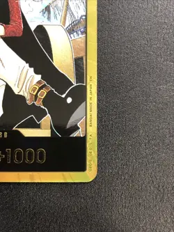 DON!! Card (Dracule Mihawk) (Gold) The Azure Sea's Seven Foil NM/M - Image 4