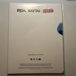 PSA Magazine x Kayou Exclusive NARUTO UZUMAKI PROMO CARD and Magazine Base Cover - Image 4