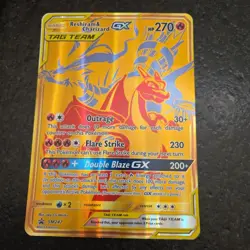 Pokemon Reshiram & Charizard GX SM247 Oversized Jumbo Promo Card NM Condition - Image 2
