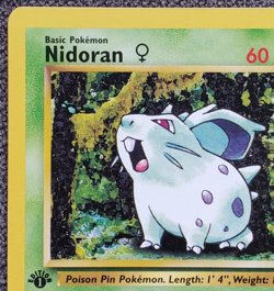 1st Edition Nidoran - Jungle - #57/64 - Vintage Pokemon Card 1999 WOTC - Image 2