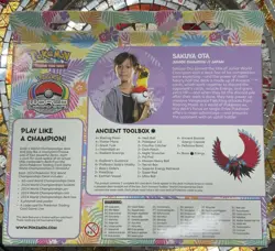 Pokemon Trading Card Game Wheel Champ Deck, Ancient Toolbox Honolulu 2024 - Image 2