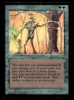 Gaea's Touch LP Light Play The Dark MTG [6681] - Image 1