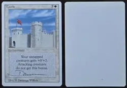 Signed MtG Magic Dameon Willich Artist Proof _ Revised _ CASTLE _ VHTF 1/100! - Image 1