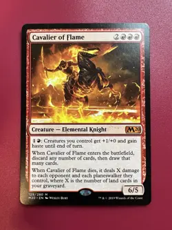 *** Cavalier of Flame *** Core Set 2020 M20 NM MTG English - Image 1