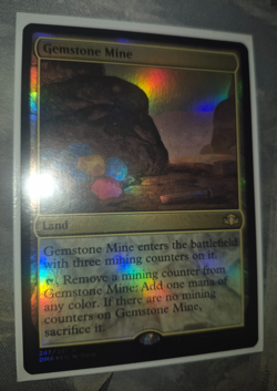 Gemstone Mine FOIL MTG Dominaria Remastered Rare NM - Image 1