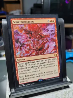 Lorwyn Eclipsed Soul Immolation 0156, NM, Non-Foil, Pack Fresh, Ships Quickly - Image 1