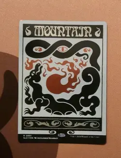 MTG Mountain (0891) x1 NM *Rainbow Foil* from Secret Lair Drop Series - Image 1
