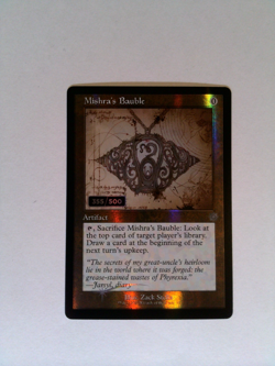 MTG Mishra's Bauble Serialized 355/500 The Brothers' War LP - Image 1