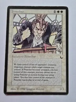 Preacher The Dark Regular LP MTG PreModern Rare Reserved List - Image 1