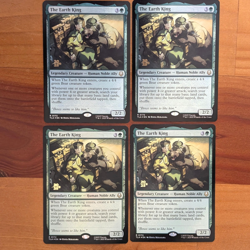 4x The Earth King - Prerelease Foil Promo - Avatar TLA MTG - Image 2