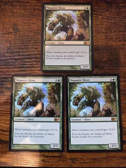 Magic: The Gathering Megantic Sliver Megantic x 3 Sliver Foil - Image 1